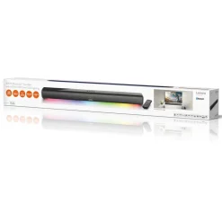 Soundbar-kaiutin Lenco, 40W, RMS, RGB-valot, bluetooth