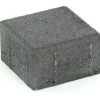 Suojatiekivi Rudus Kartanonoppa 80 138x138x80 mm sileä musta
