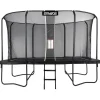 Suorakaide Trampoliini Stratos Premium Black Line, 275x427 cm, sis. portaat ja turvaverkko