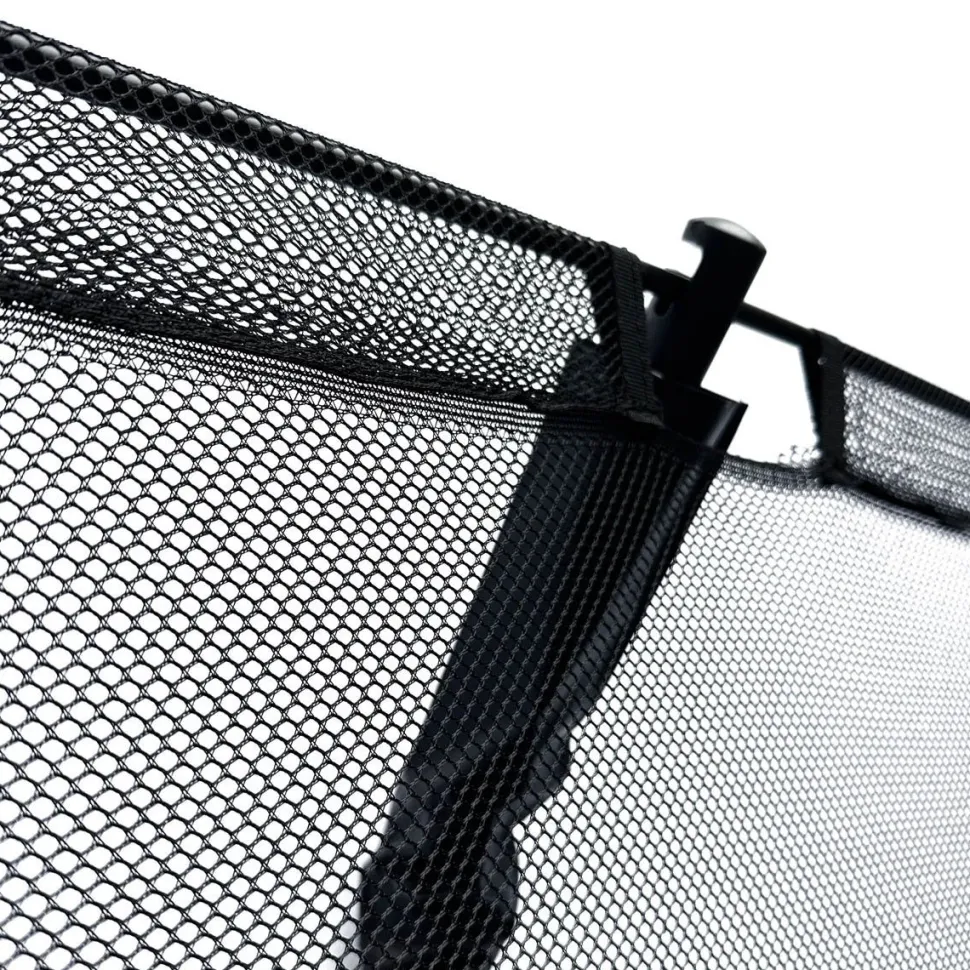 Suorakaide Trampoliini Stratos Premium Black Line, 275x427 cm, sis. portaat ja turvaverkko