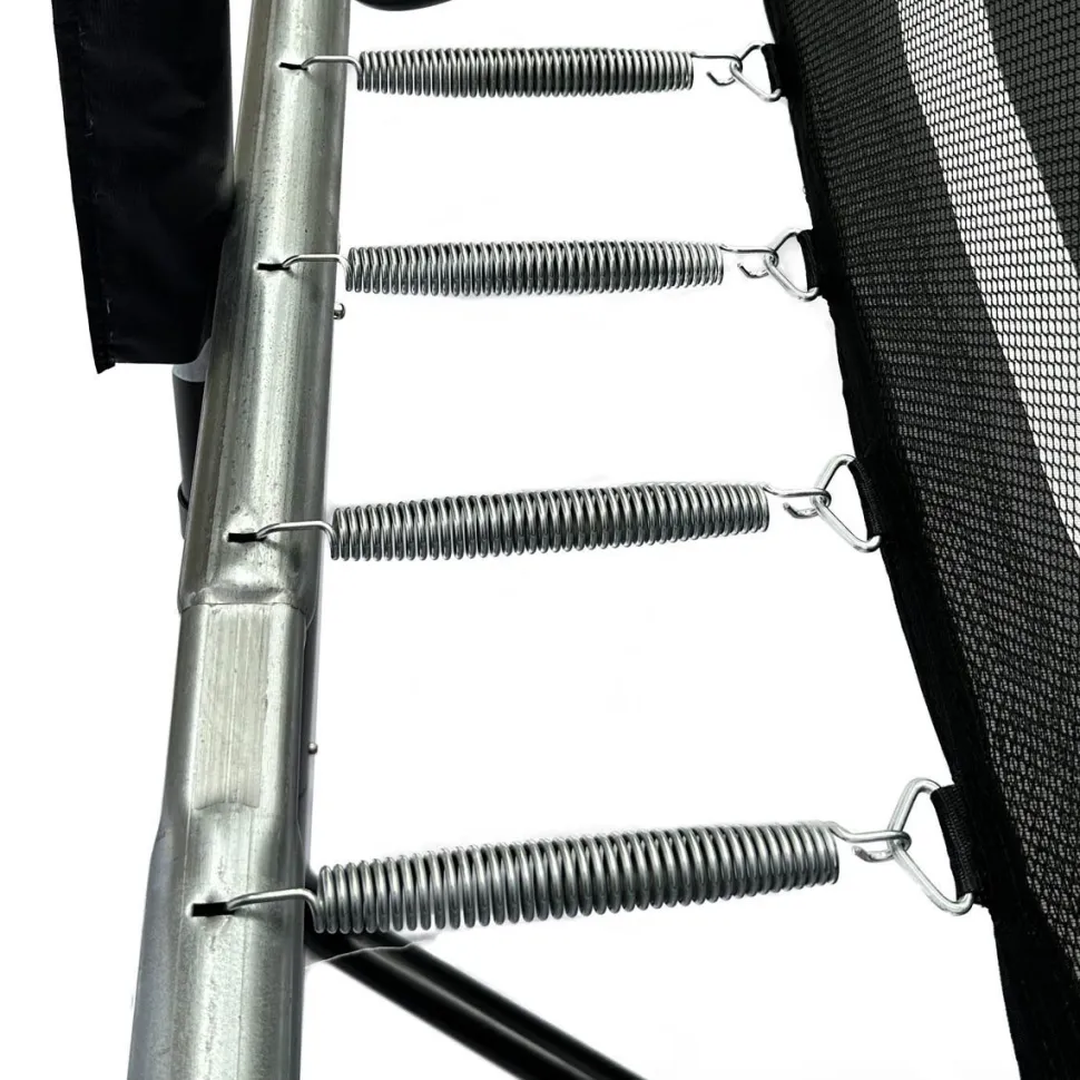 Suorakaide Trampoliini Stratos Premium Black Line, 275x427 cm, sis. portaat ja turvaverkko