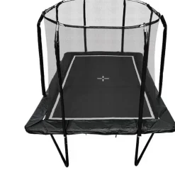 Suorakaide Trampoliini Stratos Premium Black Line, 275x427 cm, sis. portaat ja turvaverkko