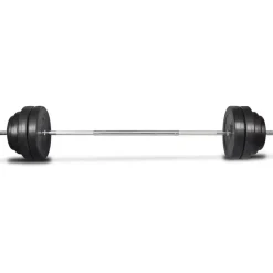 Suora painonnostotanko ja painot, 60kg