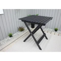 Taitettava puutarhapöytä Baltic Garden Wilma 65x65cm er värejä