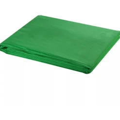 Taustakangas puuvilla, chromakey, 300x300 cm, vihreä