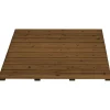 Terassielementti Laatta T02R 900x900 mm 4 tukirimaa ruskea