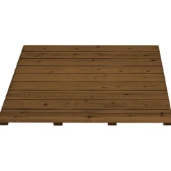 Terassielementti Laatta T02R 900x900 mm 4 tukirimaa ruskea