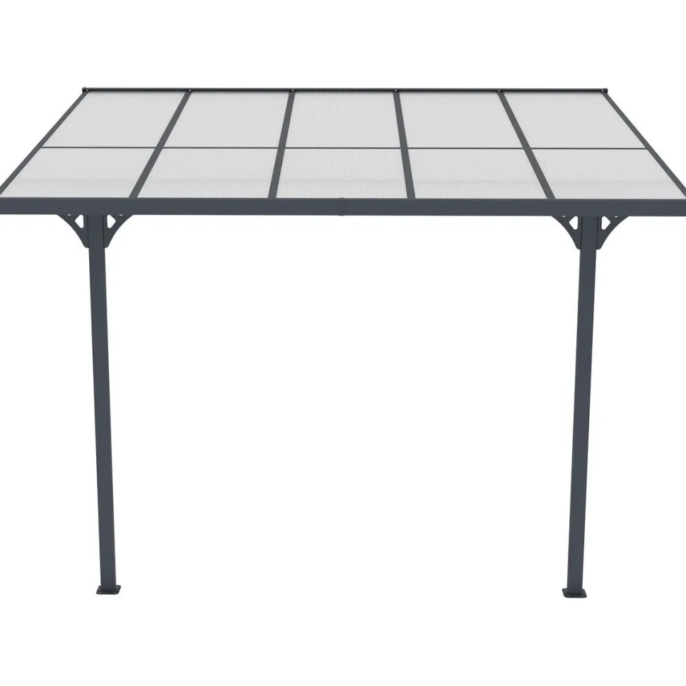 Terassikatos Fornorth 313x254x220-260cm harmaa