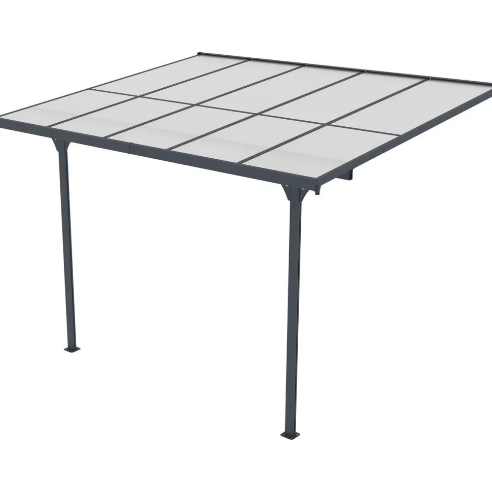 Terassikatos Fornorth 313x254x220-260cm harmaa