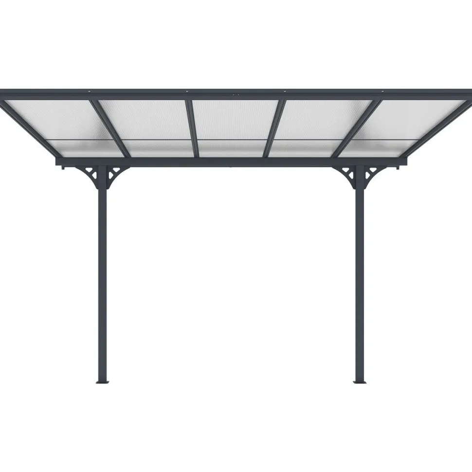 Terassikatos Fornorth 313x254x220-260cm harmaa