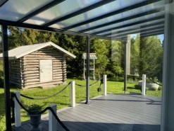 Terassikatos Palram-Canopia Olympia 3x5,46 m harmaa/kirkas