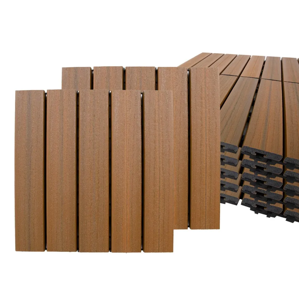 Terassilaatta Home4you 300x300x22 mm puukomposiitti
