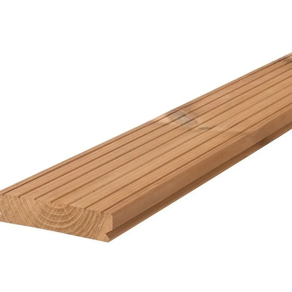 Terassilauta Lunawood ProFix 2 URA SHP 26x117x4500mm mänty Thermo-D lämpökäsitelty