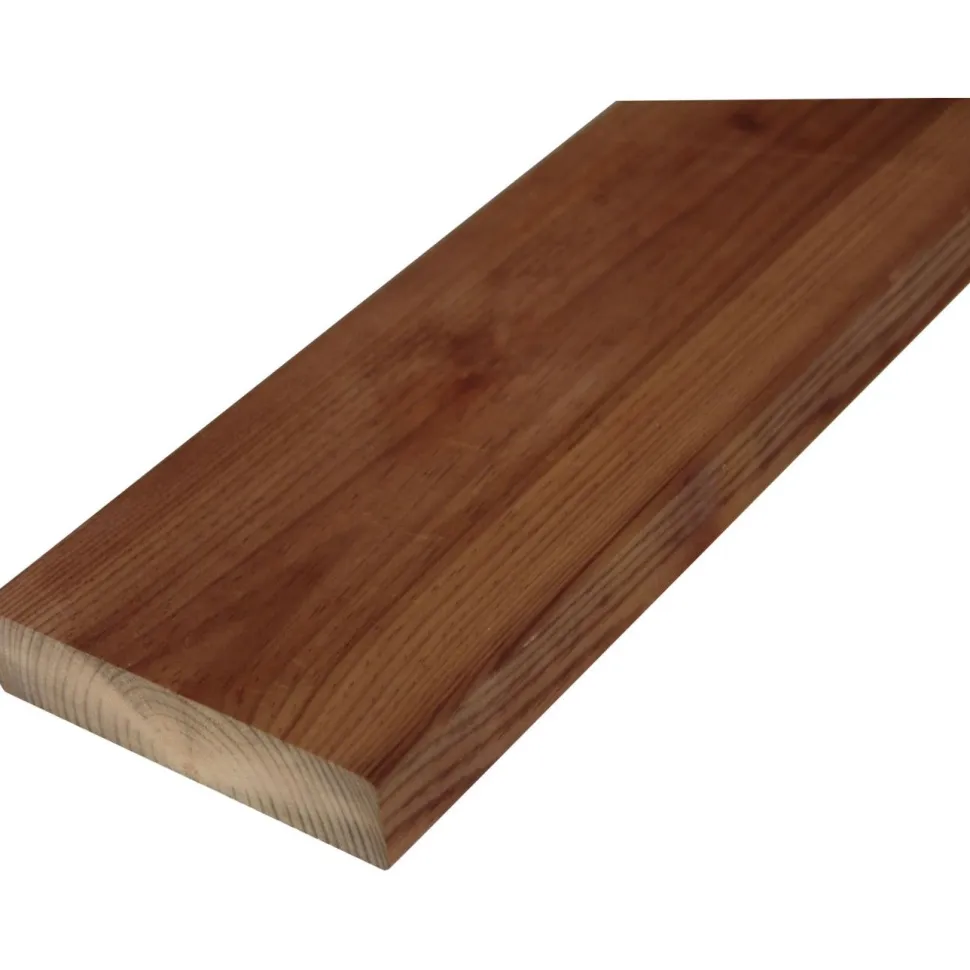 Terassilauta 28x120x4200mm, kestopuu, AB, ruskea