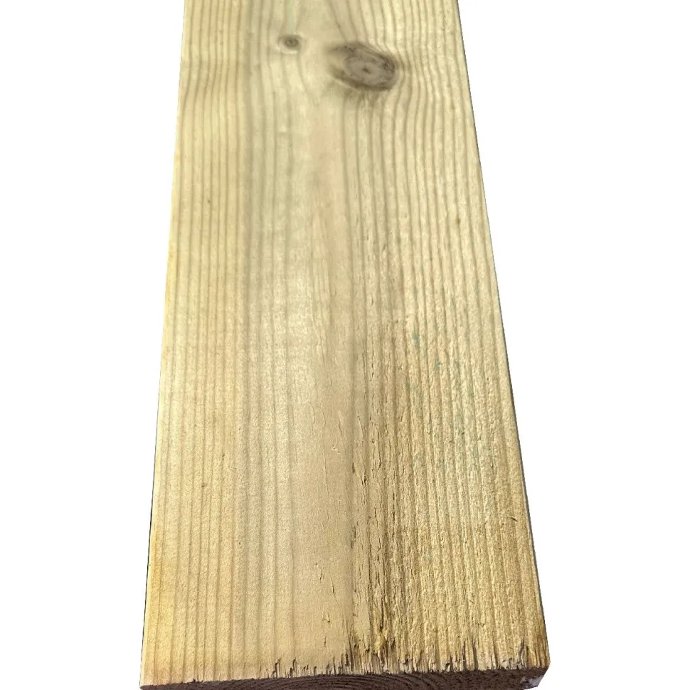 Terassilauta 28x120x4200mm, talouslaadun AB-painekyllästetty, vihreä