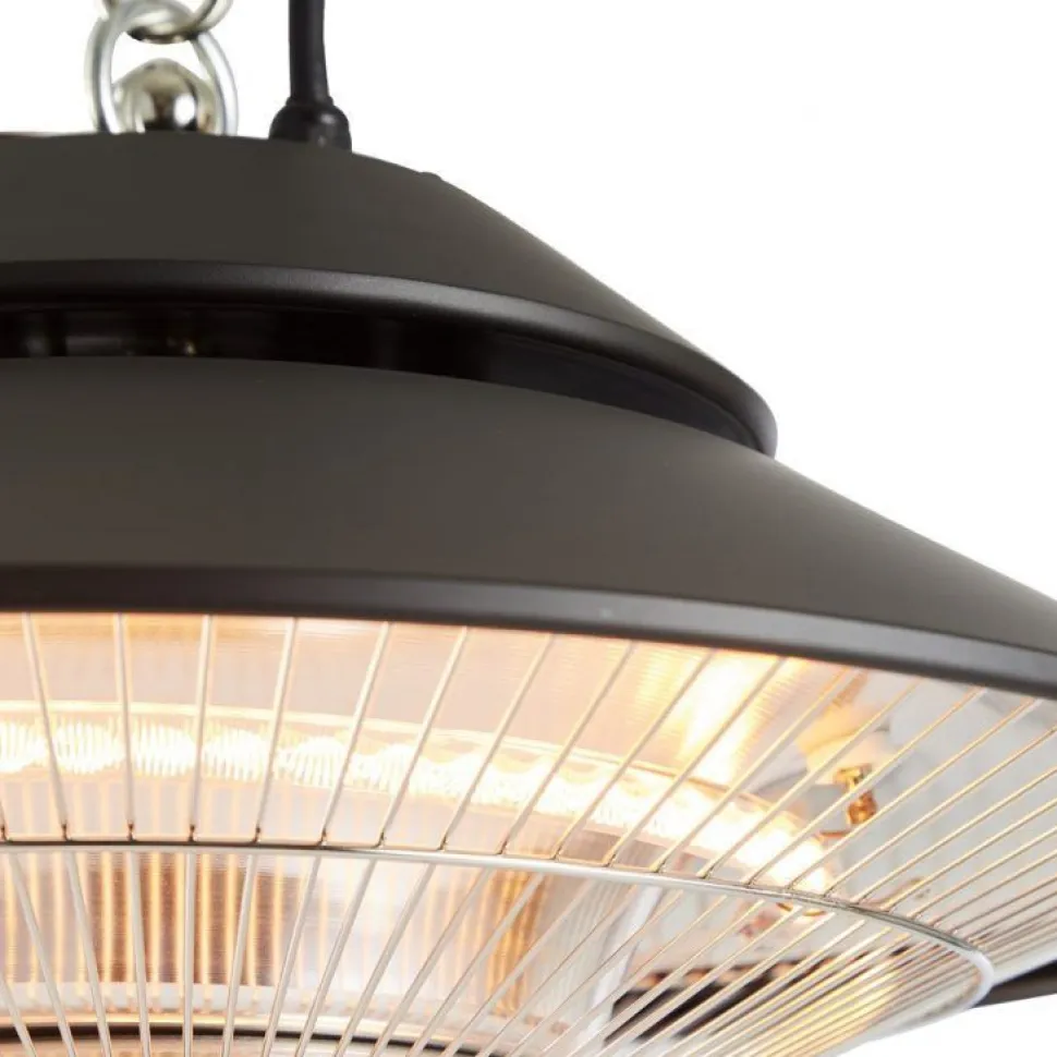 Terassilämmitin AB Polar ripustettava malli 1500 W musta + kaukosäädin
