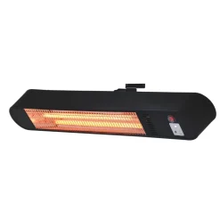 Terassilämmitin Emax Heating, kvartsi, hiilikuituputkella, 1400W, mattamusta
