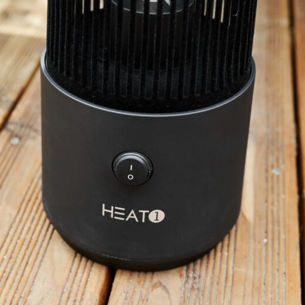Terassilämmitin HEAT1 Eco High-line Cone pöydän alle 1200W musta