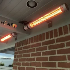 Terassilämmitin HEAT1 Eco High-line ohut 660-2000W kaukosäädin eri värejä