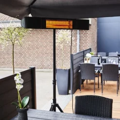 Terassilämmitin HEAT1 Eco High-line 660-2000W BT kaiuttimet kaukosäädin musta