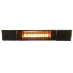 Terassilämmitin HEAT1 Eco High-line 660-2000W BT kaiuttimet kaukosäädin musta