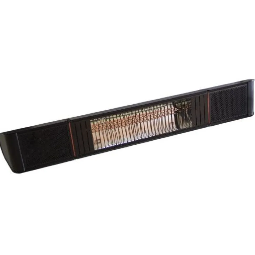 Terassilämmitin HEAT1 Eco High-line 660-2000W BT kaiuttimet kaukosäädin musta