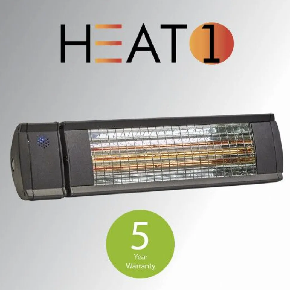 Terassilämmitin HEAT1 Eco High-line 660-2000W kaukosäädin eri värejä