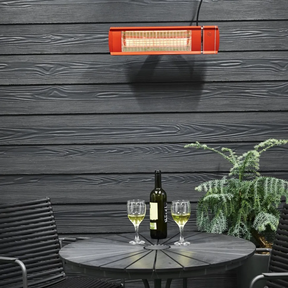 Terassilämmitin HEAT1 Eco High-line 660-2000W kaukosäädin punainen