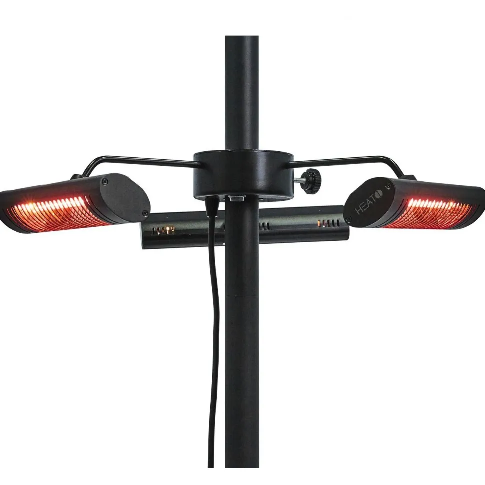 Terassilämmitin HEAT1 Eco High-line 3 x 670W kaukosäädin musta