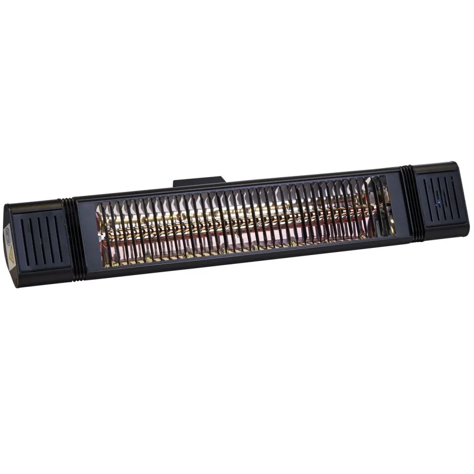 Terassilämmitin HEAT1 Eco Plus-line 2000W kaukosäädin musta