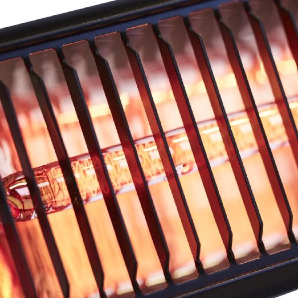 Terassilämmitin HEAT1 Eco Plus-line 2000W kaukosäädin musta