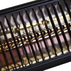Terassilämmitin HEAT1 Eco Plus-line 2000W kaukosäädin musta