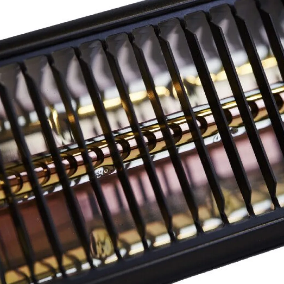 Terassilämmitin HEAT1 Eco Plus-line 2000W kaukosäädin musta