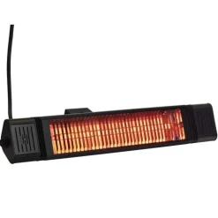 Terassilämmitin HEAT1 Eco Plus-line 2000W kaukosäädin musta
