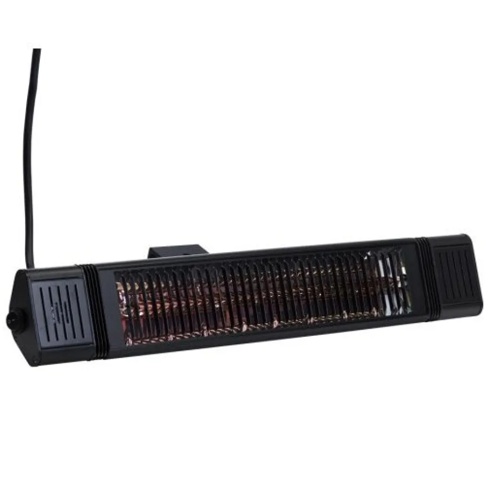 Terassilämmitin HEAT1 Eco Plus-line 2000W kaukosäädin musta