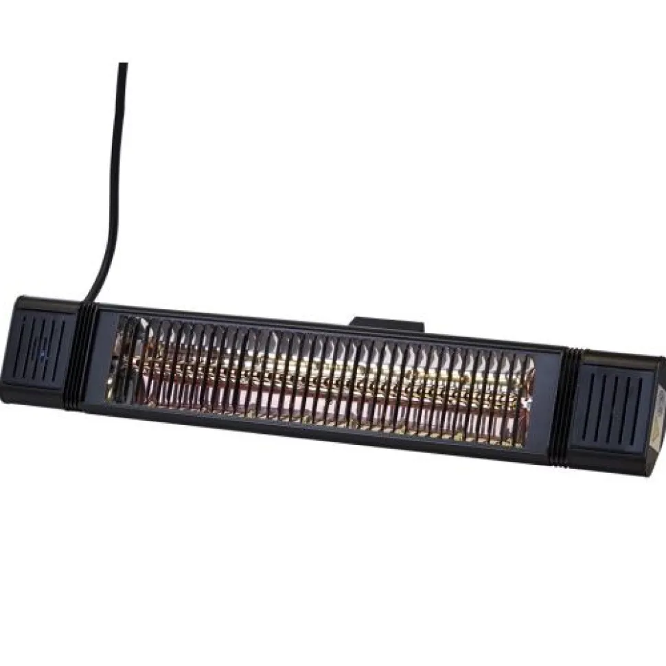 Terassilämmitin HEAT1 Eco Plus-line 2000W kaukosäädin musta