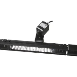 Terassilämmitin HEAT1 ECO Plus-line, 2000W, oskilloiva, musta