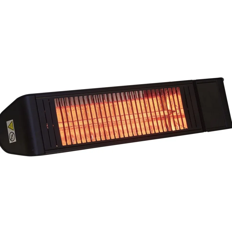 Terassilämmitin HEAT1 Eco Pro-line 660-2000W BT kaukosäädin musta