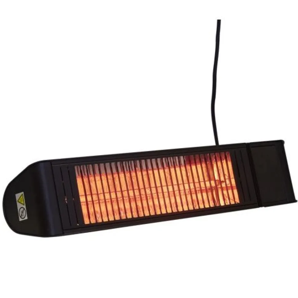 Terassilämmitin HEAT1 Eco Pro-line 660-2000W BT kaukosäädin musta