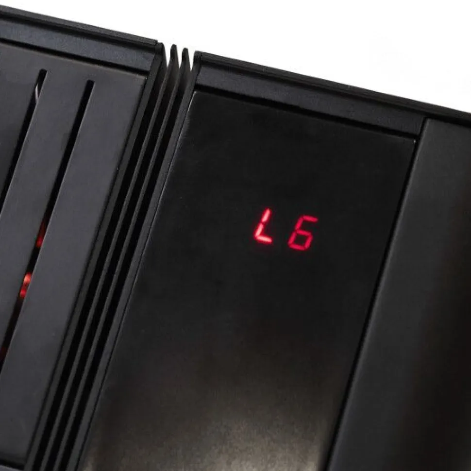 Terassilämmitin HEAT1 Eco Pro-line 660-2000W BT kaukosäädin musta