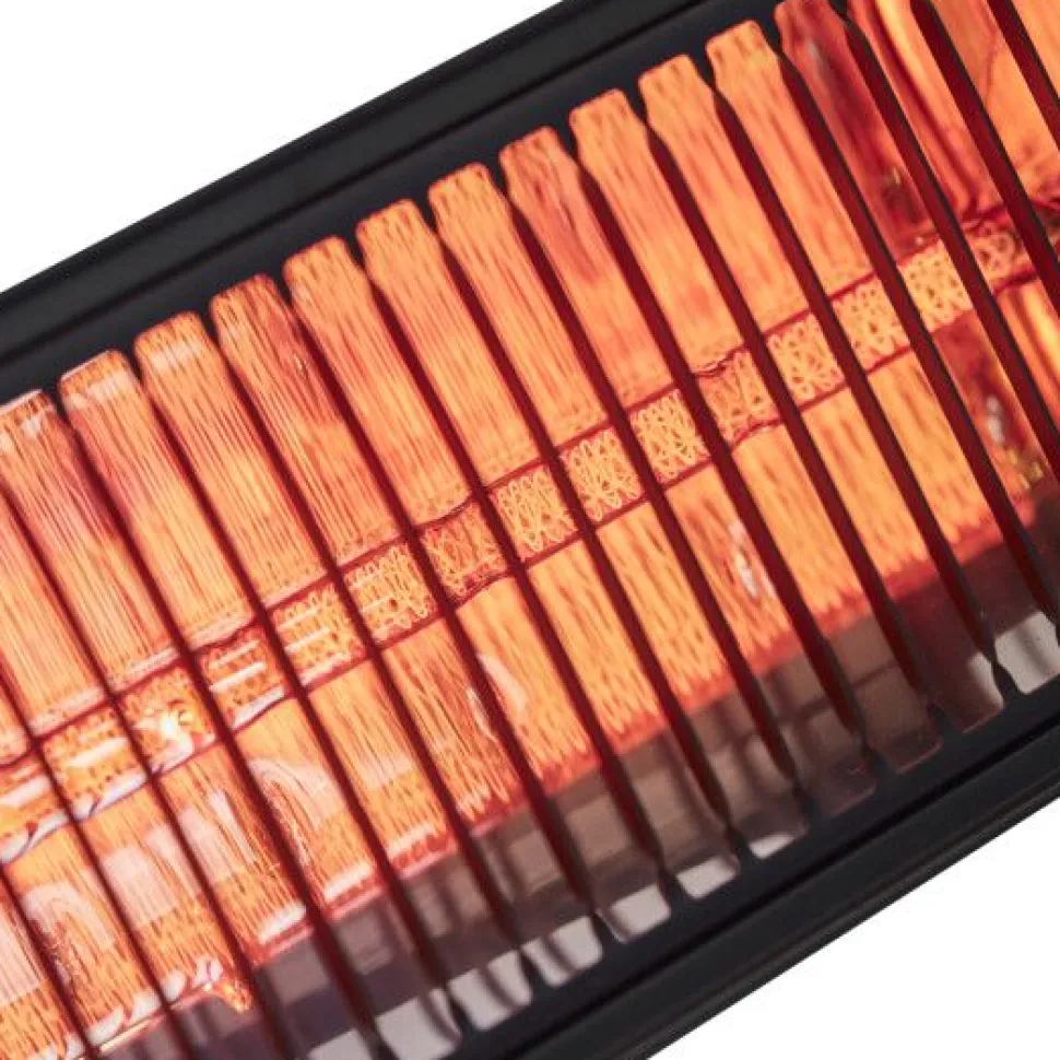 Terassilämmitin HEAT1 Eco Pro-line 660-2000W BT kaukosäädin musta