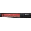 Terassilämmitin Heat1, ULG plus seinämalli 2000W, 820x140x150mm musta alumiini, (sis. kaukosäätimen)