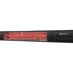 Terassilämmitin Heat1, ULG plus seinämalli 2000W, 820x140x150mm musta alumiini, (sis. kaukosäätimen)