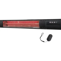 Terassilämmitin Heat1, ULG plus seinämalli 2000W, 820x140x150mm musta alumiini, (sis. kaukosäätimen)