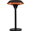 Terassilämmitin Hortus Ufo pöytämalli 800/1200/2000 W HA musta