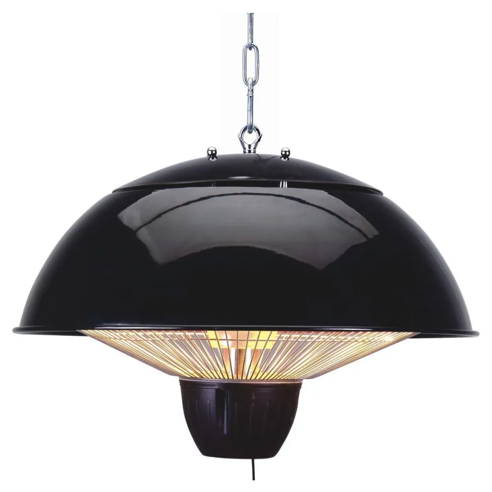 Terassilämmitin Hottia 1500 W ripustettava musta