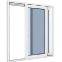 Terassin liukovi Seicom Excellent 184mm, 2-osainen, 3-lasinen, puu, mittatilausovi