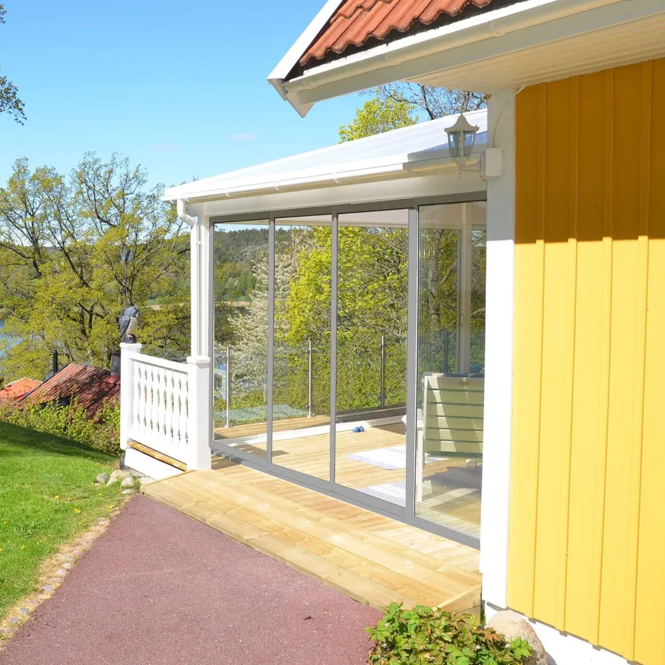 Terassin liukuovi Landskap Stadig kesäkausi 4 osaa eri kokoja ja värejä