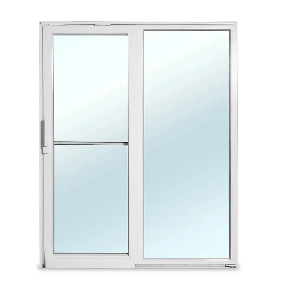 Terassin liukuovi Seicom Portal PSK 200Z A 3K, PVC, 2-osainen, 3-lasinen mittatilausovi