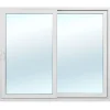 Terassin liukuovi Seicom Superior SU3K PVC 2-osainen 3-lasinen mittatilausovi